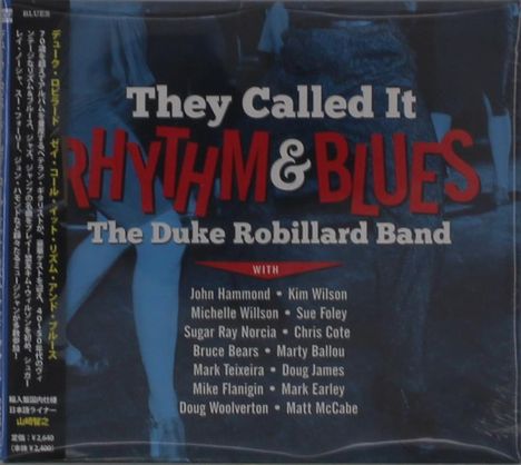 Duke Robillard Band: They Called It Rhythm And Blues (Papersleeve), CD