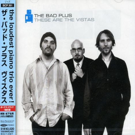 The Bad Plus: These Are The Vistas, CD