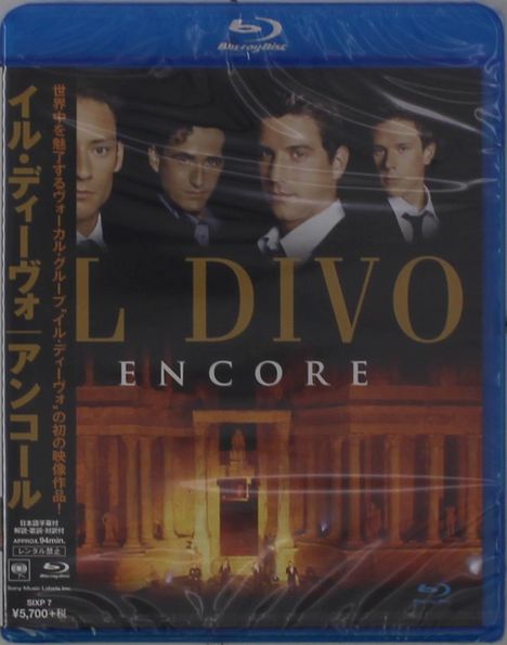 Il Divo: Encore, Blu-ray Disc