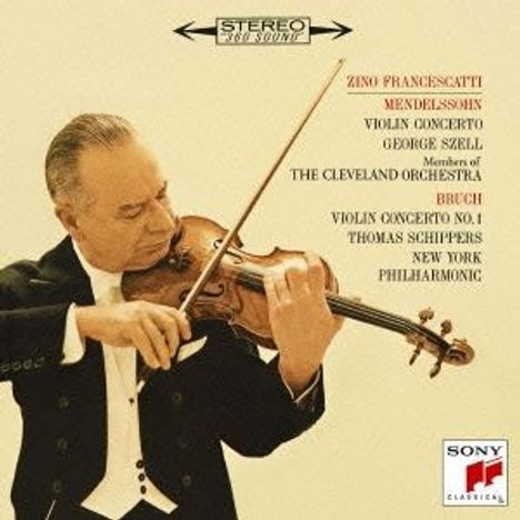 Zino Francescatti spielt Violinkonzerte, 2 CDs