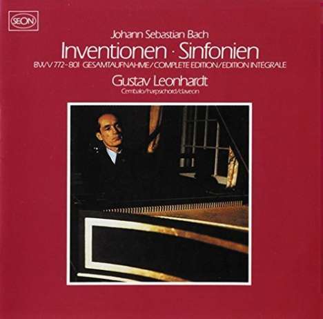 Johann Sebastian Bach (1685-1750): Inventionen &amp; Sinfonias BWV 772-801, CD