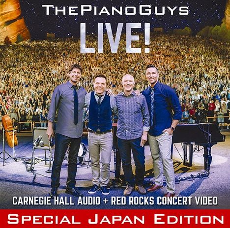 The Piano Guys: Live! (Special Japan Edition), 2 CDs und 1 DVD