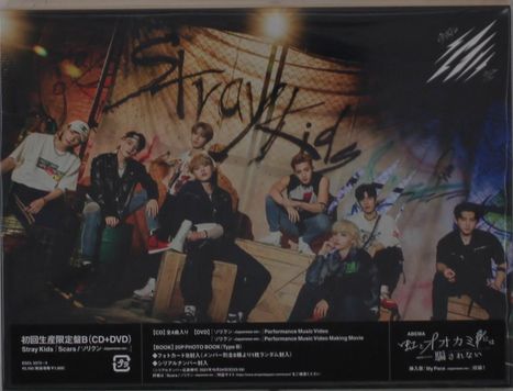 Stray Kids: Scars / Thunderous (TYPE-B), 1 CD und 1 DVD