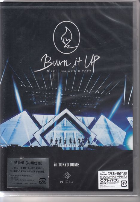 NiziU: Burn It Up: Live With U 2022 In Tokyo Dome, Blu-ray Disc