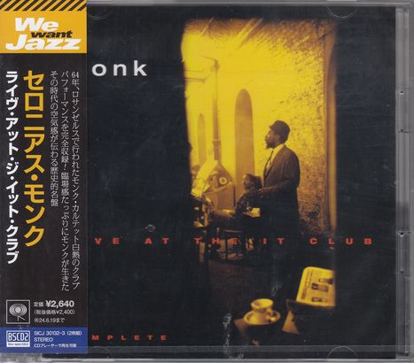 Thelonious Monk (1917-1982): Live At The It Club Complete (2 Blu-Spec CD2), 2 CDs