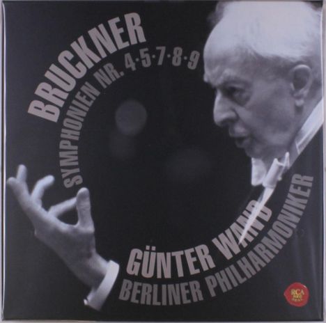 Anton Bruckner (1824-1896): Symphonien Nr.4,5,7-9 (180g / 10LP-Set / limitierte Auflage), 10 LPs