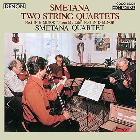 Bedrich Smetana (1824-1884): Streichquartette Nr.1 &amp; 2 (Ultimate High Quality CD), CD