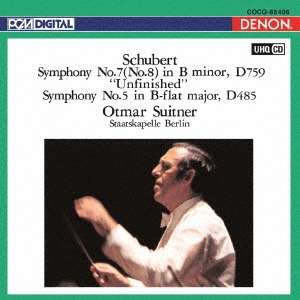 Franz Schubert (1797-1828): Symphonien Nr.5 &amp; 8 (Ultra High Quality CD), CD