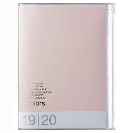 MARK'S 2020 Taschenkalender A5 vertikal, COLORS Pink Beige, Buch