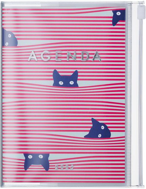 MARK'S 2024/2025 Taschenkalender A6 vertikal, Cats // Pink, Buch