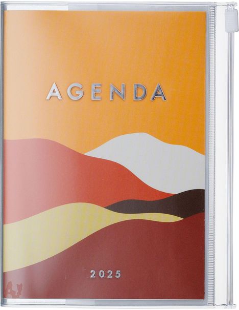 MARK'S 2024/2025 Taschenkalender A6 vertikal, Mountain // Orange, Buch