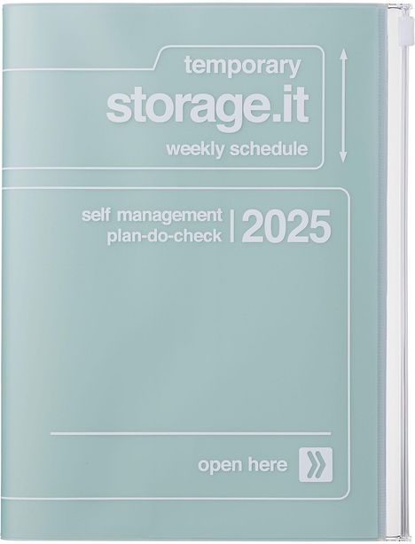 MARK'S 2024/2025 Taschenkalender A5 vertikal, Storage it // Mint, Buch