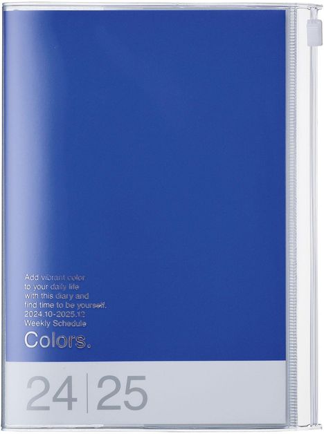 MARK'S 2024/2025 Taschenkalender B6 vertikal, Colors // Blue, Buch