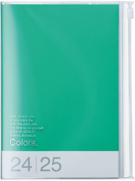 MARK'S 2024/2025 Taschenkalender B6 vertikal, Colors // Green, Buch