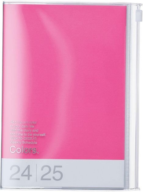 MARK'S 2024/2025 Taschenkalender B6 vertikal, Colors // Pink, Buch