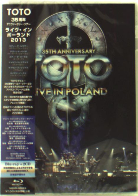 Toto: 35th Anniversary Tour: Live In Poland 2013, 1 Blu-ray Disc und 2 CDs