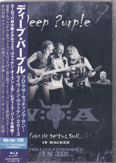 Deep Purple: From The Setting Sun... (In Wacken 2013) (3D Blu-ray + 2 CD), 1 Blu-ray Disc und 2 CDs