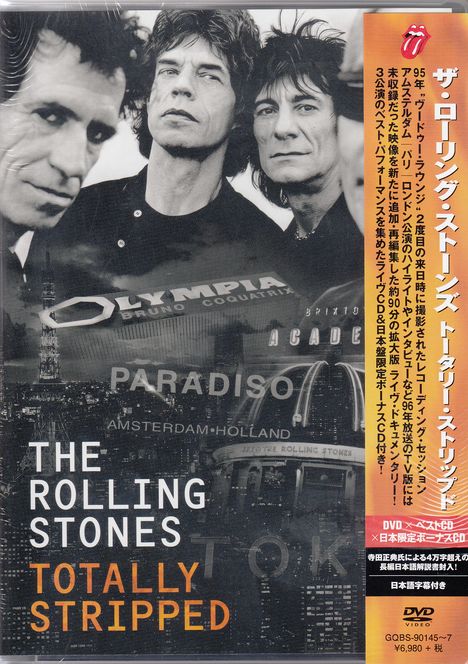 The Rolling Stones: Totally Stripped (Limited-Edition), 1 DVD und 2 CDs