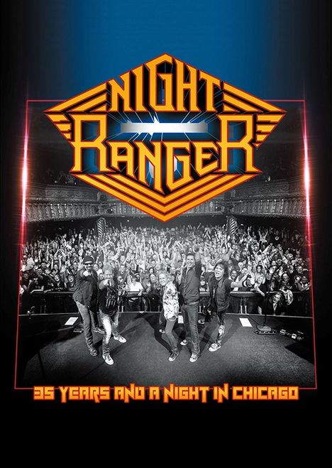 Night Ranger: 35 Years And A Night In Chicago (Ländercode A), 1 Blu-ray Disc und 2 CDs