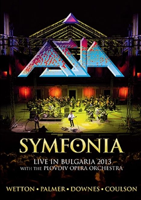 Asia: Symfonia: Live In Bulgaria 2013, 1 Blu-ray Disc und 2 CDs