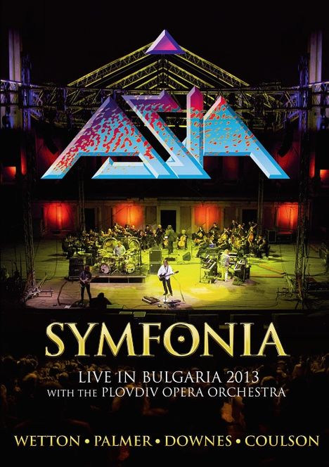 Asia: Symfonia: Live In Bulgaria 2013, 1 DVD und 2 CDs