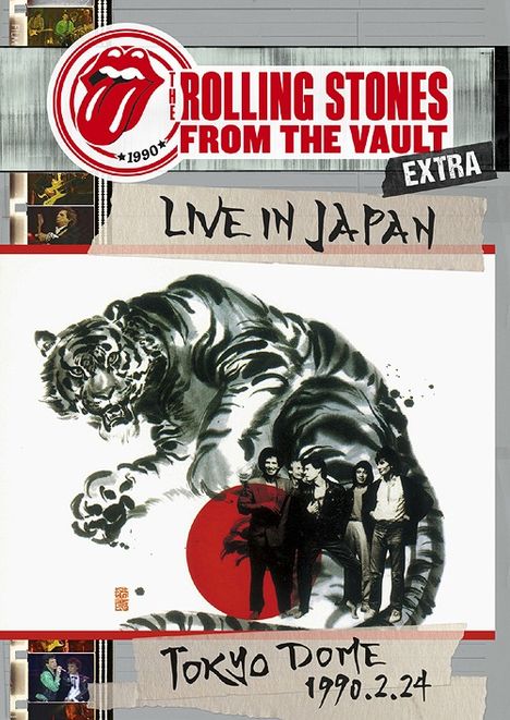 The Rolling Stones: From The Vault: Live At The Tokyo Dome 1990, 1 DVD und 2 CDs