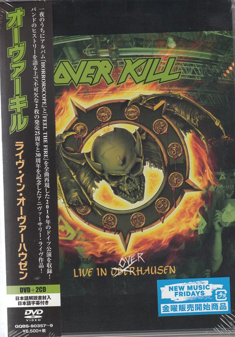 Overkill: Live In Overhausen, 2 CDs und 1 DVD