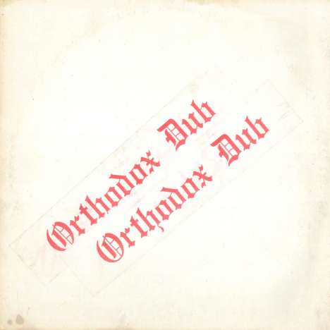Errol Brown: Orthodox Dub, LP