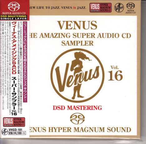 Venus: The Amazing Super Audio CD Sampler Vol.16 (Digibook Hardcover), Super Audio CD Non-Hybrid