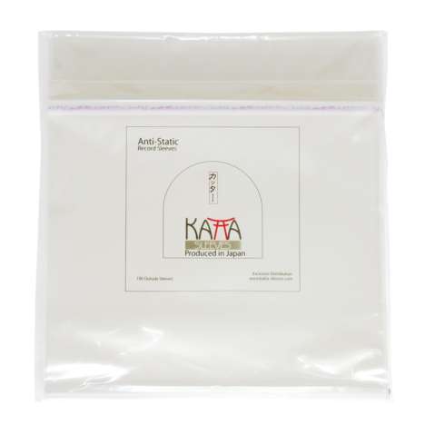 12"/LP Vinyl Außenhüllen (KATTA Sleeves) (Anti-Static Record Sleeves) (mit Klebeverschluss) (100 Stück), Zubehör