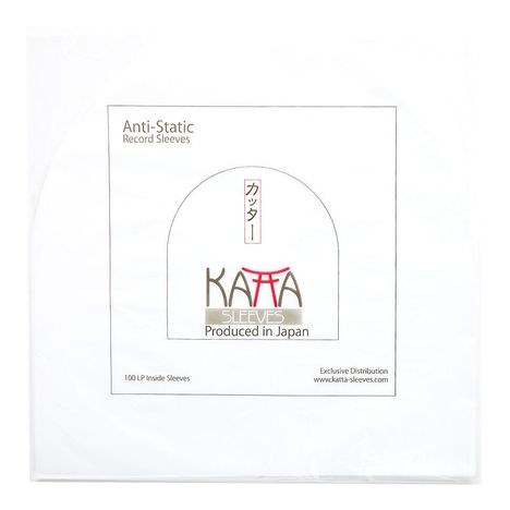 12"/LP Innenhüllen (KATTA Sleeves) (Anti-Static Record Sleeves) (halbrund) (100 Stück), Zubehör