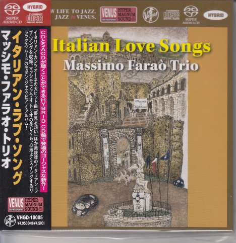 Massimo Faraò (geb. 1965): Italian Love Songs (Digibook Hardcover), CD