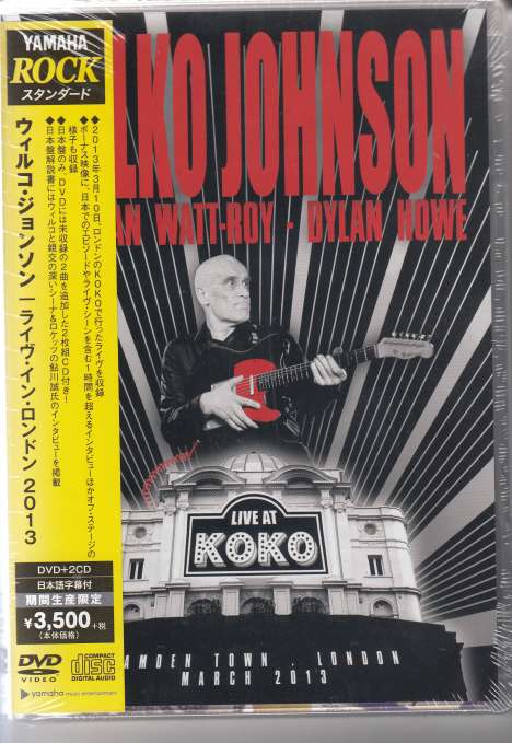 Wilko Johnson: Live At Koko 2013, 2 CDs und 1 DVD