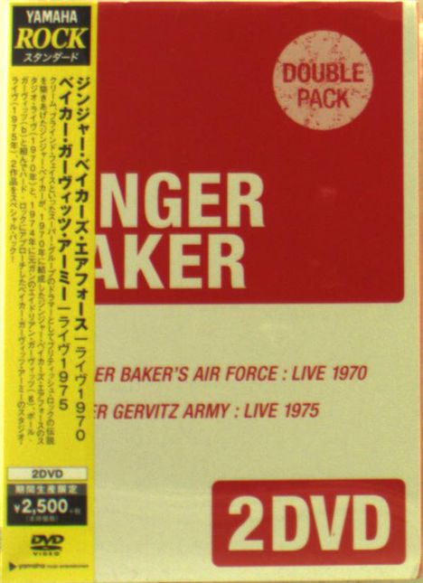 Ginger Baker (1939-2019): Live 1970 / Live 1975 (Double Pack), 2 DVDs