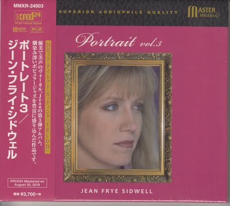 Jean Frye Sidwell: Portrait Vol. 3 (XRCD24) (K2), XRCD