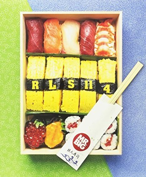 Mr. Big: Raw Like Sushi 114 (Deluxe Edition) (Blu-ray + 3 DVD + 5 CD + Buch), 1 Blu-ray Disc, 5 CDs und 3 DVDs