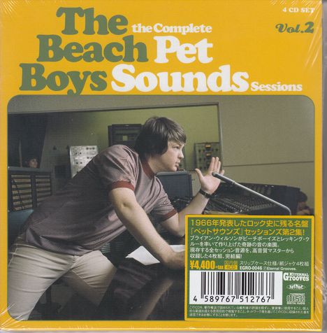 The Beach Boys: The Complete Pet Sounds Sessions Vol. 2 (Papersleeves im Schuber), 4 CDs