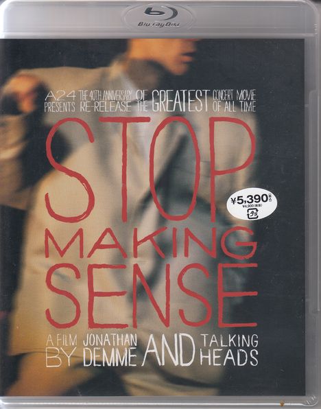 Talking Heads: Stop Making Sense, Blu-ray Disc