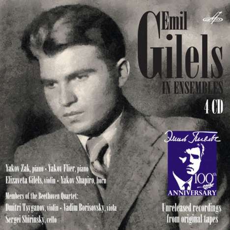 Emil Gilels in Ensembles, 4 CDs