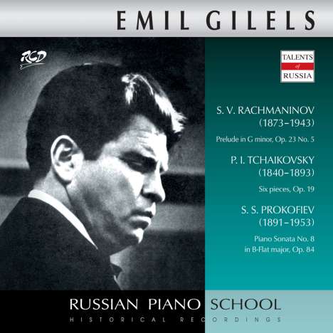 Emil Gilels spielt Rachmaninoff, Tschaikowsky &amp; Prokofieff, CD