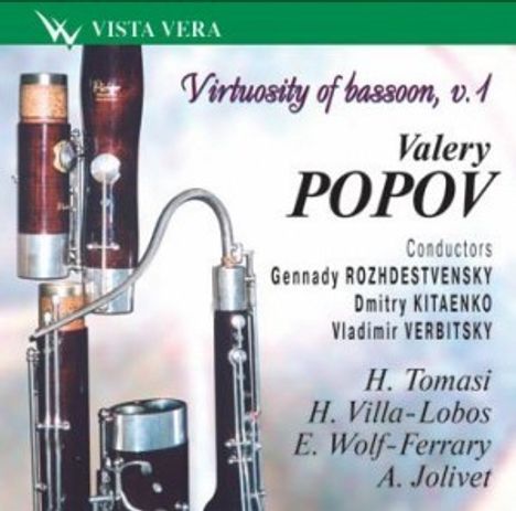 Virtuosity of Bassoon Vol.1, CD
