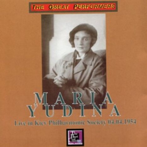 Maria Yudina - Live in Kiev, 2 CDs