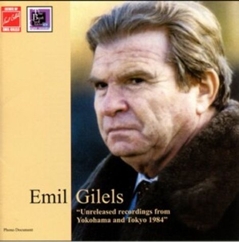 Emil Gilels - Unreleased Recordings from Yokohama and Tokyo 1984, CD