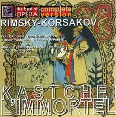 Nikolai Rimsky-Korssakoff (1844-1908): Der unsterbliche Kastchey, CD