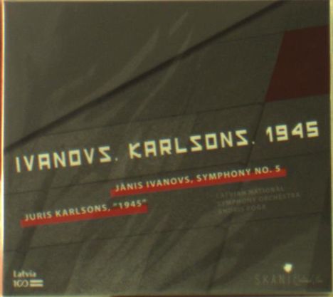 Janis Ivanovs (1906-1983): Symphonie Nr.5 C-Dur, CD