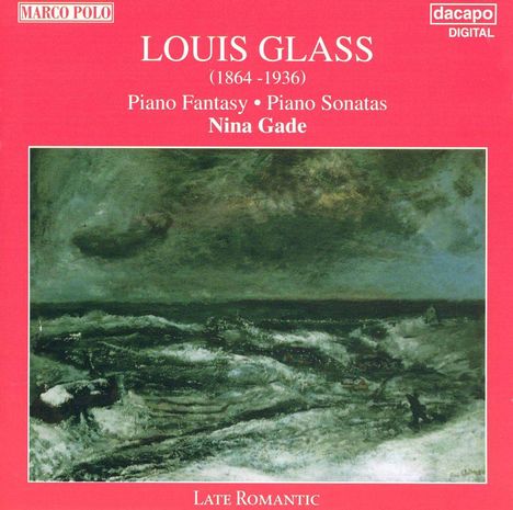 Louis Glass (1864-1936): Klaviersonaten Nr.1 &amp; 2, CD