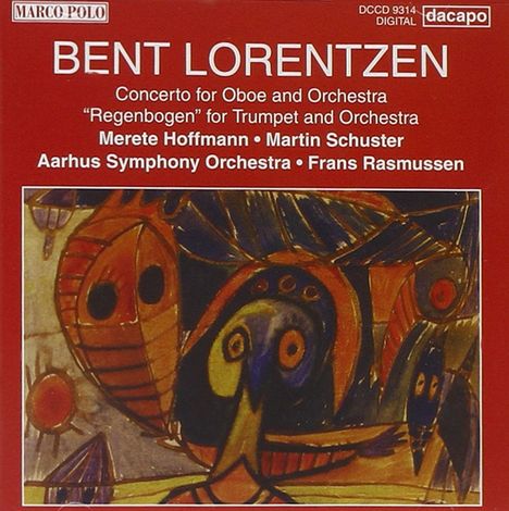 Bent Lorentzen (geb. 1935): Oboenkonzert, CD