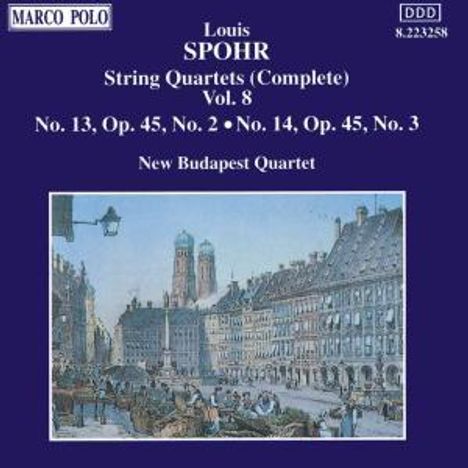 Louis Spohr (1784-1859): Streichquartette Vol.8, CD