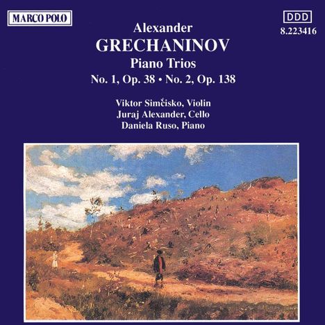 Alexander Gretschaninoff (1864-1956): Klaviertrios Nr.1 &amp; 2, CD