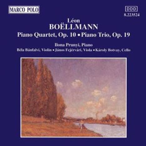 Leon Boellmann (1862-1897): Klavierquartett op.10, CD